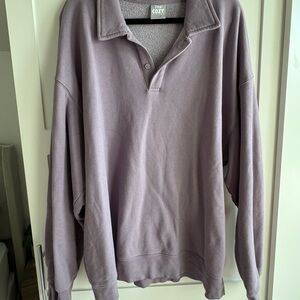 TNA Cozy Sweatfleece 3/4 Button Sweatshirt